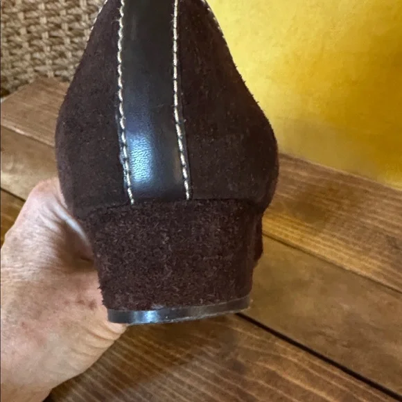 Etienne Aigner Espresso Loafers with Gold Accents - Picture 12 of 12